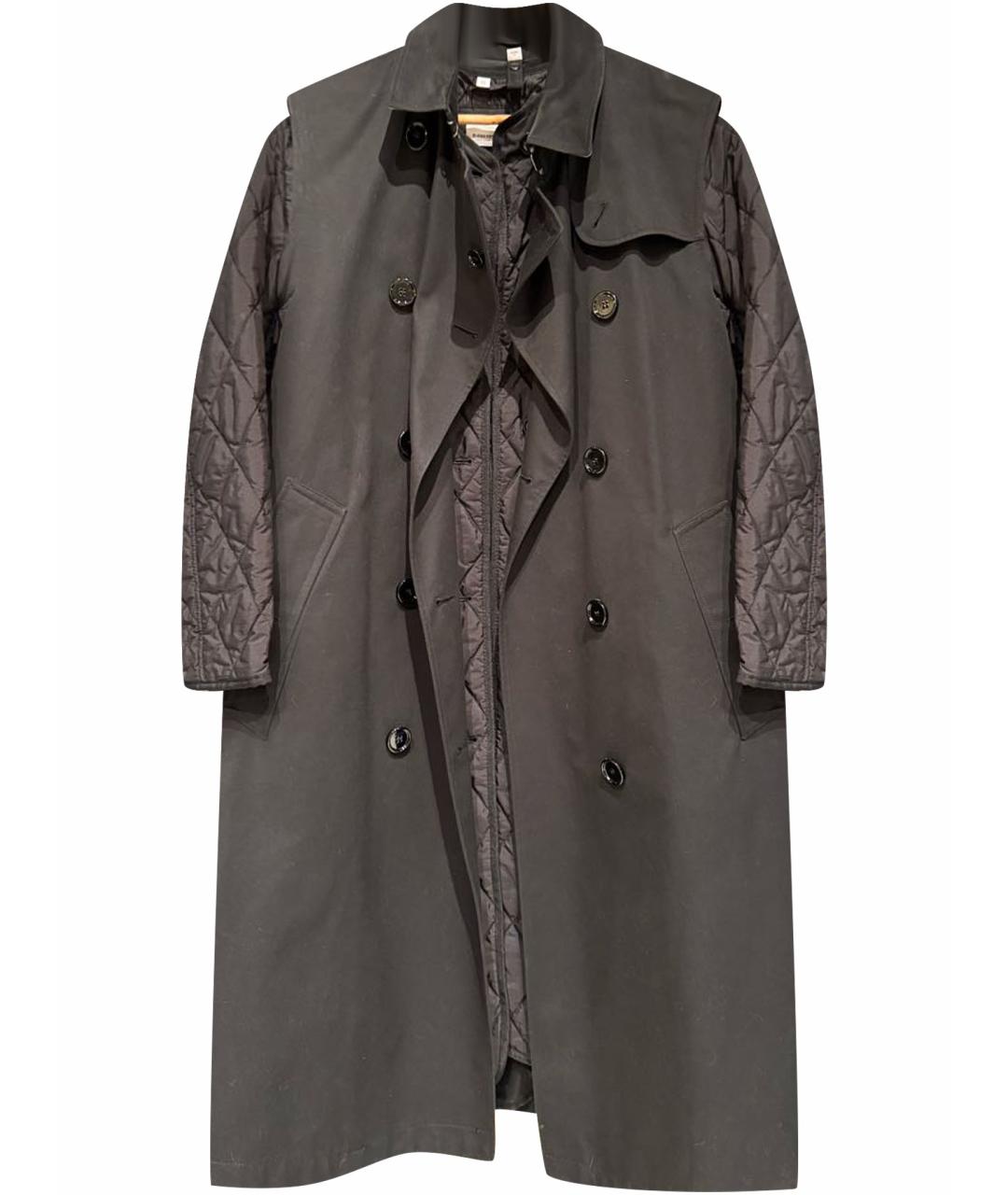 BURBERRY Черный тренч/плащ, фото 1