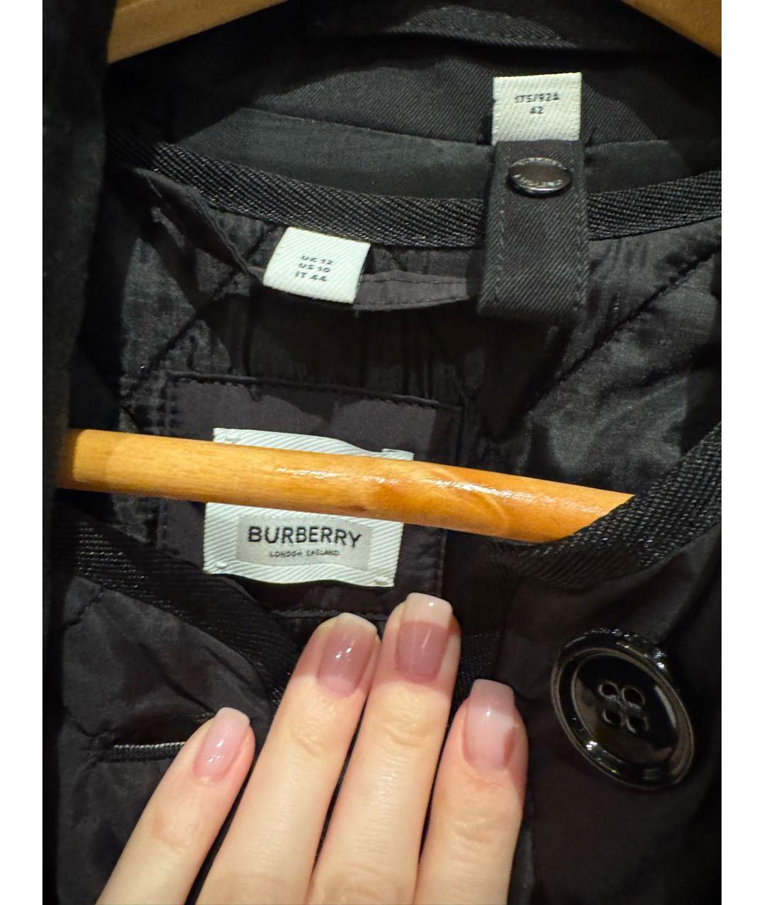 BURBERRY Черный тренч/плащ, фото 5