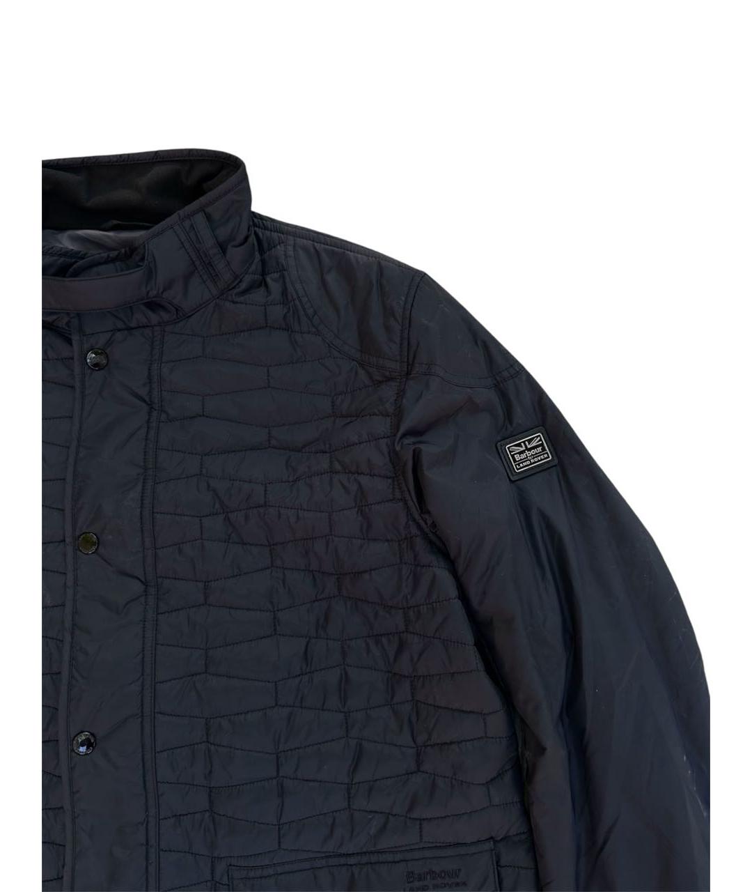 BARBOUR Черная полиэстеровая куртка, фото 4