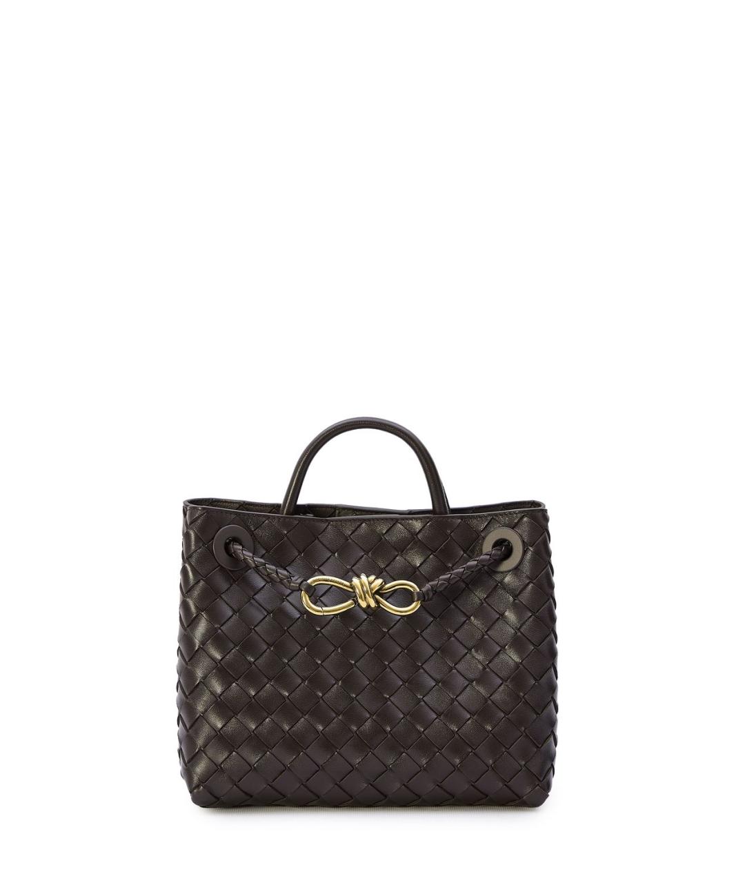 BOTTEGA VENETA Коричневая кожаная сумка тоут, фото 1