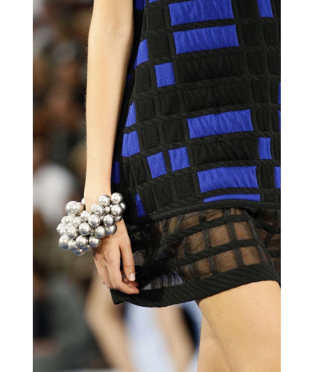 CHANEL Синее полиамидовое повседневное платье, фото 2