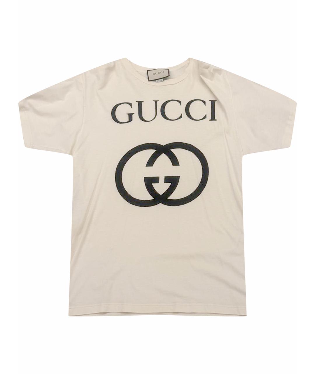 GUCCI Белая футболка, фото 1