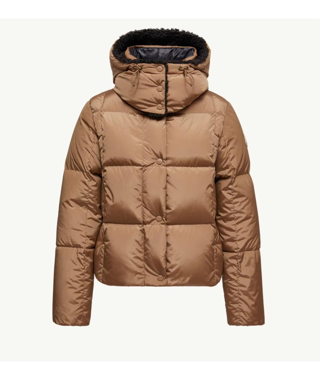 MONCLER Бежевый пуховик, фото 6