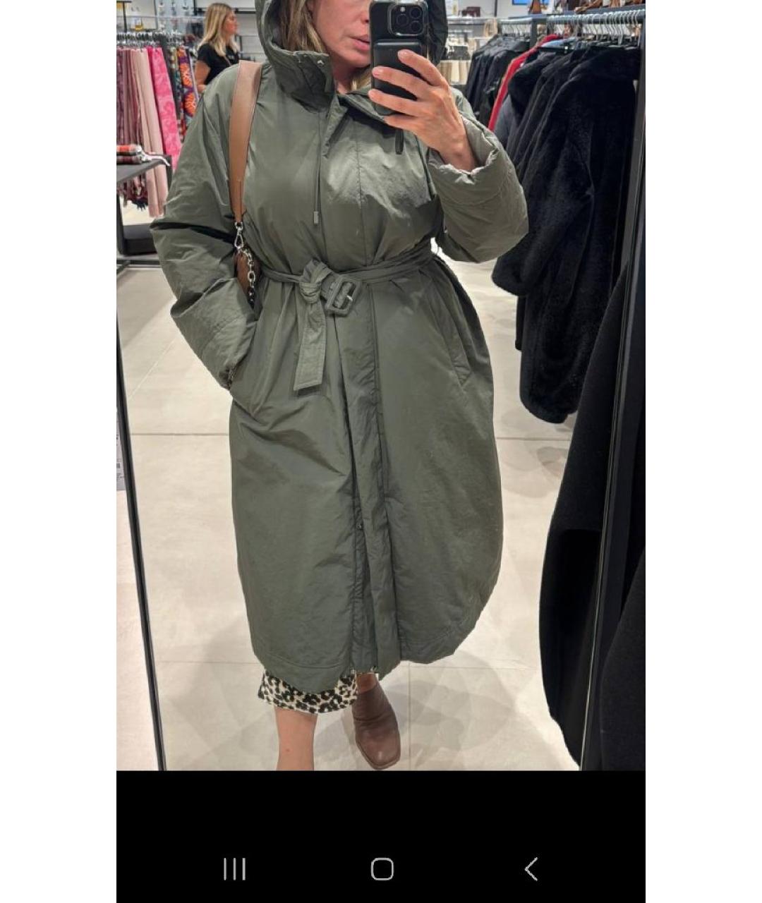 WEEKEND MAX MARA Зеленая парка, фото 6