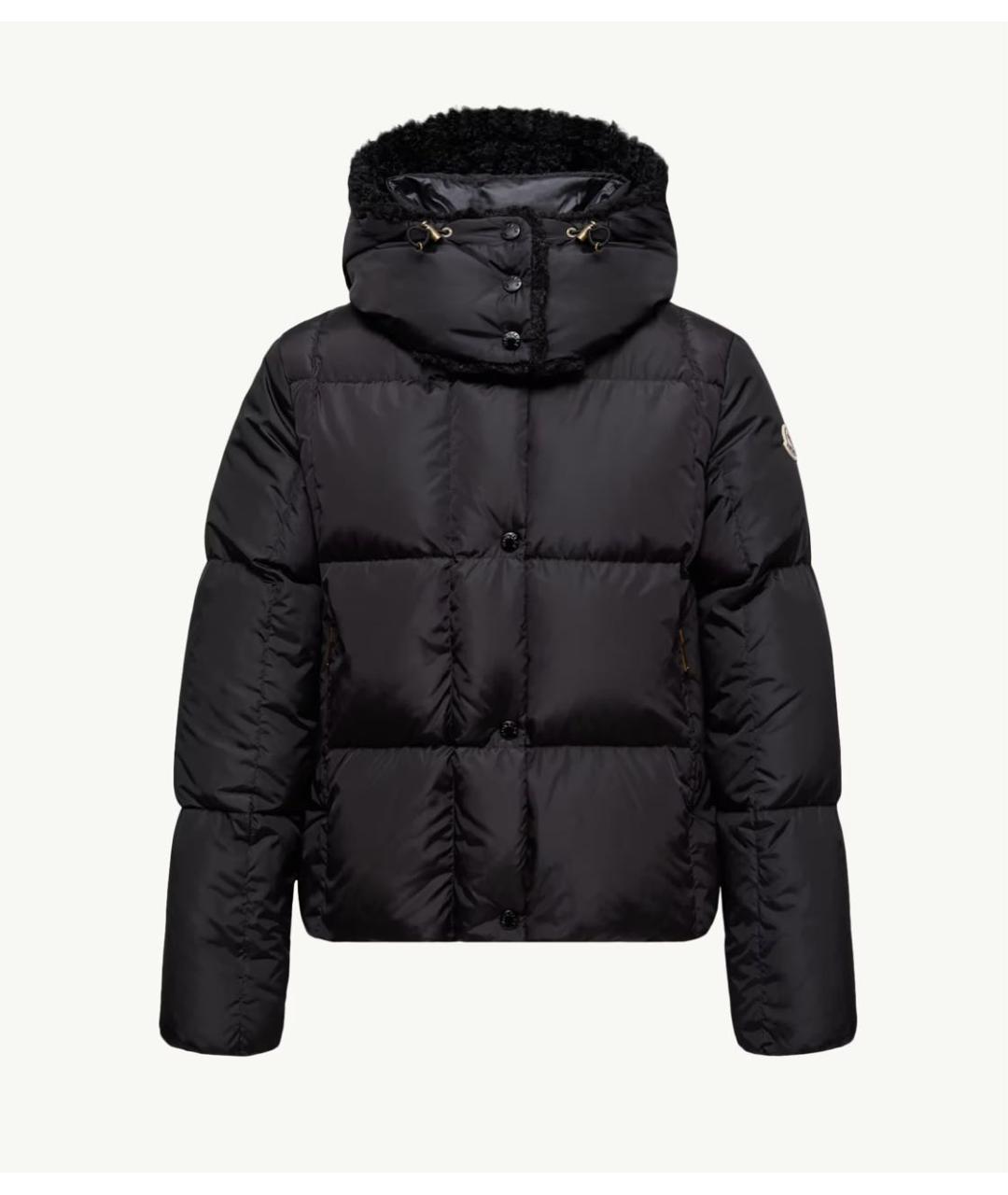 MONCLER Черный пуховик, фото 6