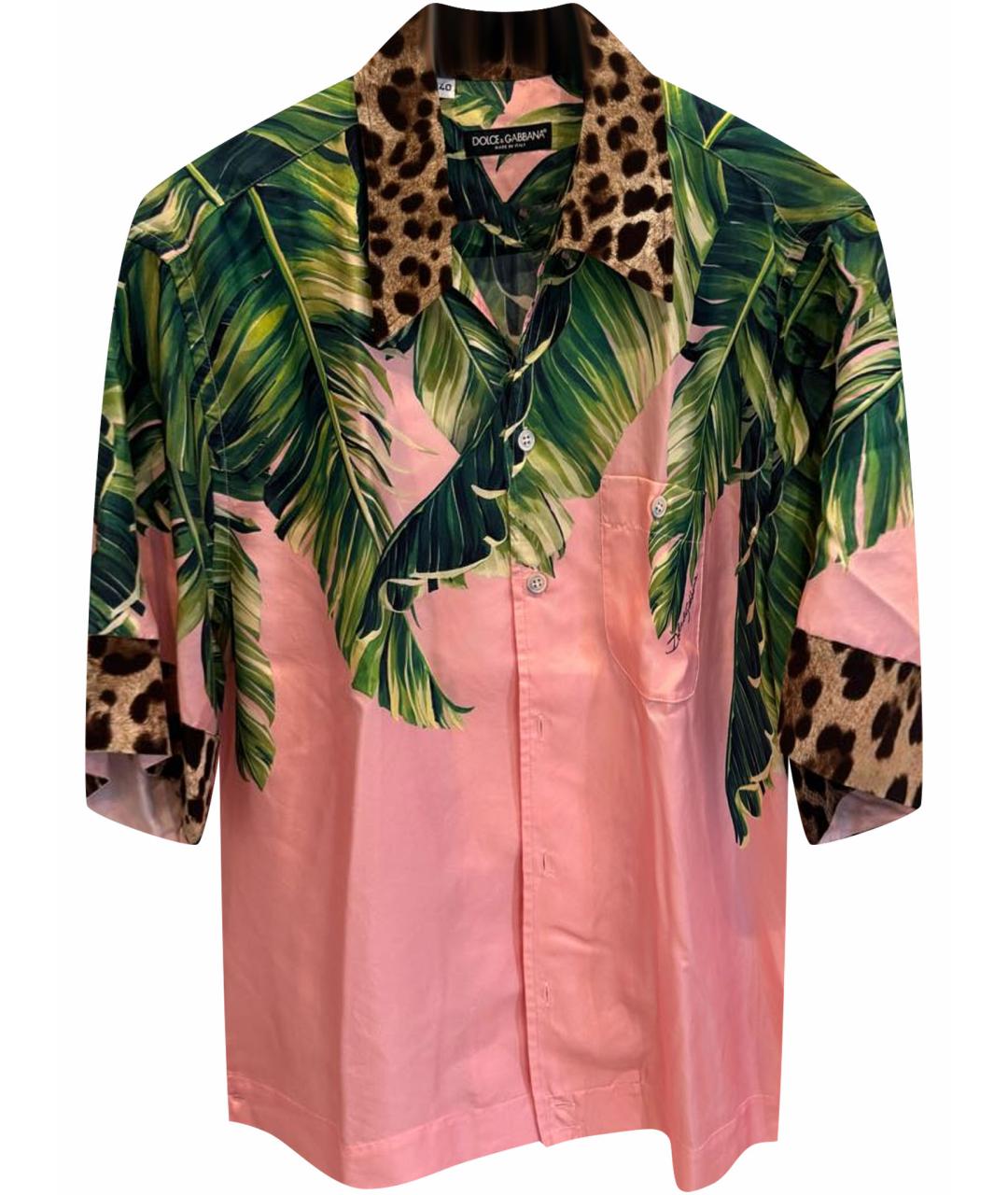 DOLCE&GABBANA Мульти шелковая рубашка, фото 1