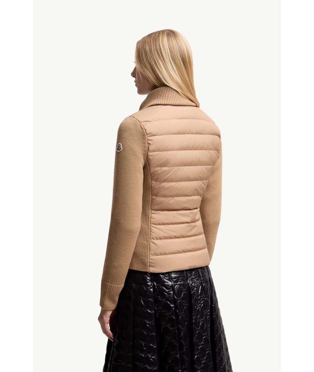 MONCLER Бежевый кардиган, фото 3