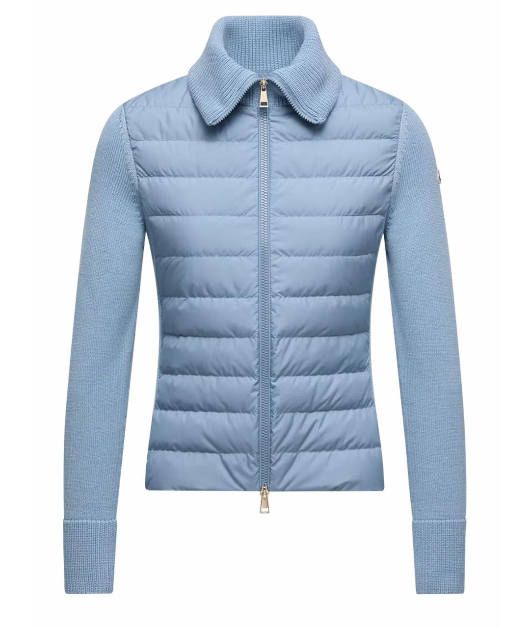 MONCLER Голубой кардиган, фото 1