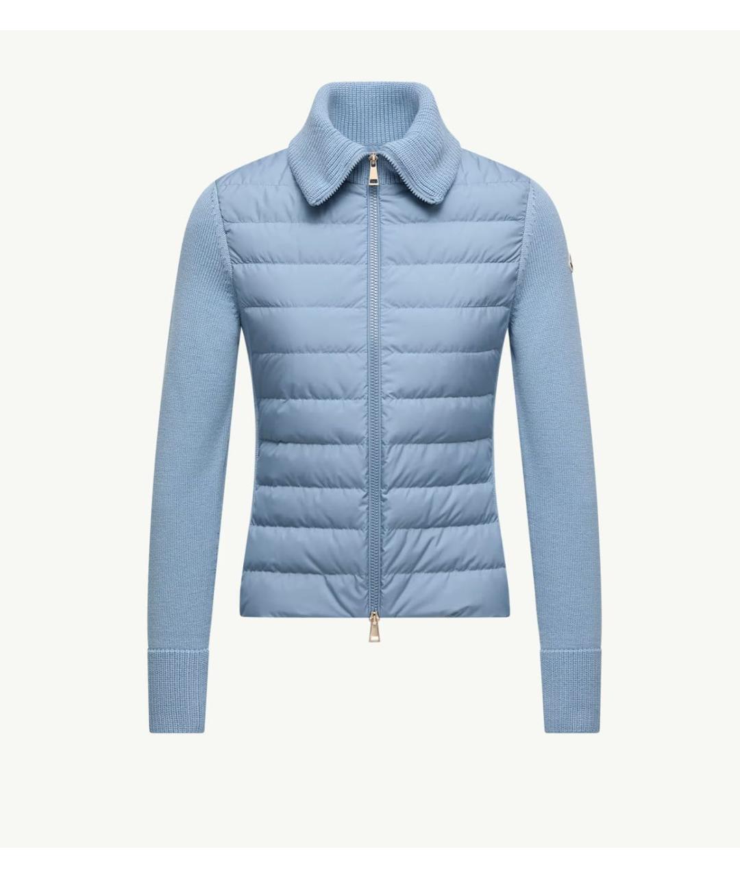MONCLER Голубой кардиган, фото 5