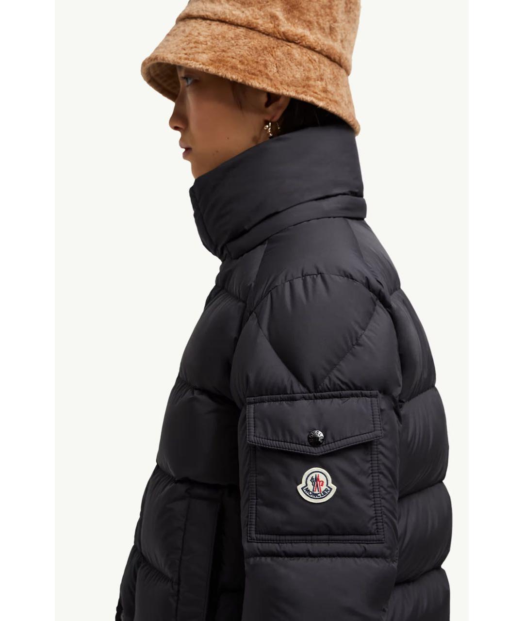 MONCLER Черный пуховик, фото 6