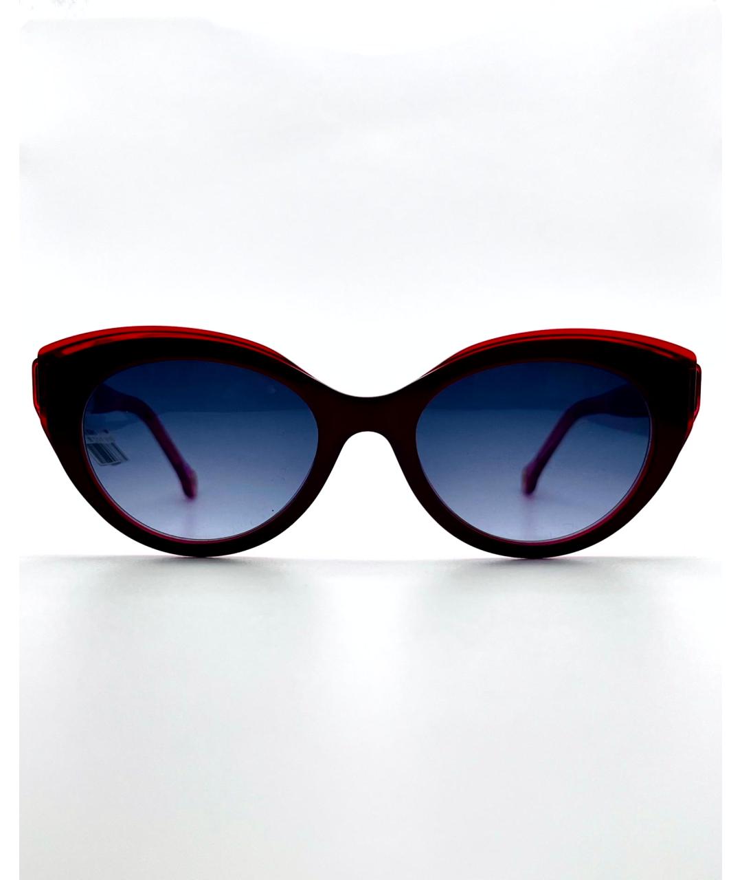 CAROLINA HERRERA Розовые пластиковые солнцезащитные очки, фото 2