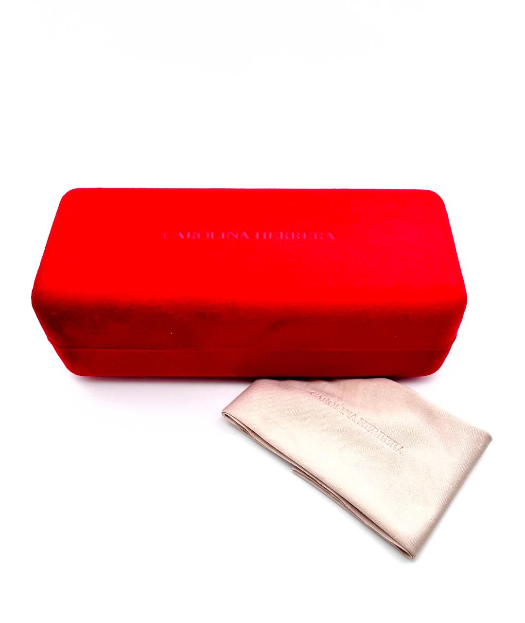 CAROLINA HERRERA Розовые пластиковые солнцезащитные очки, фото 4