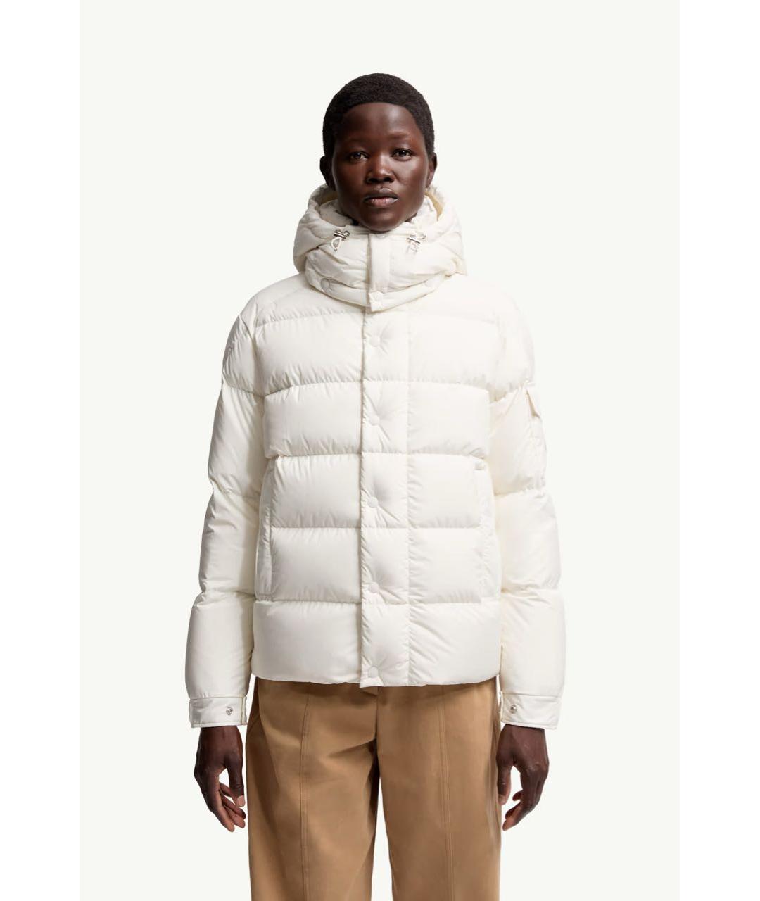 MONCLER Белый пуховик, фото 2
