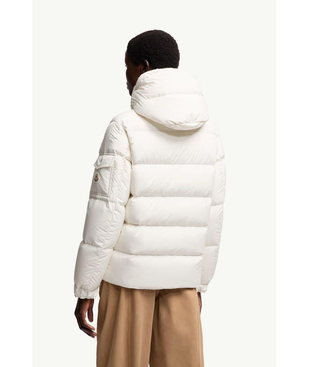 MONCLER Белый пуховик, фото 3