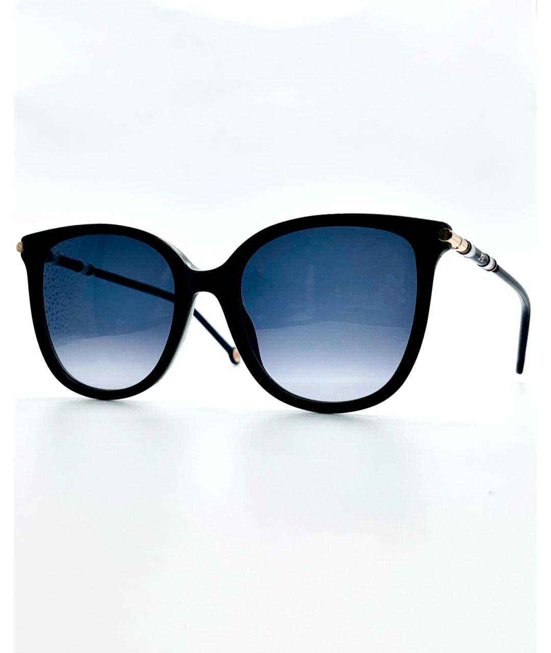 CAROLINA HERRERA Черные пластиковые солнцезащитные очки, фото 8
