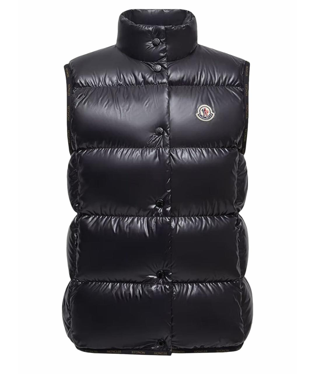 MONCLER Черный жилет, фото 1