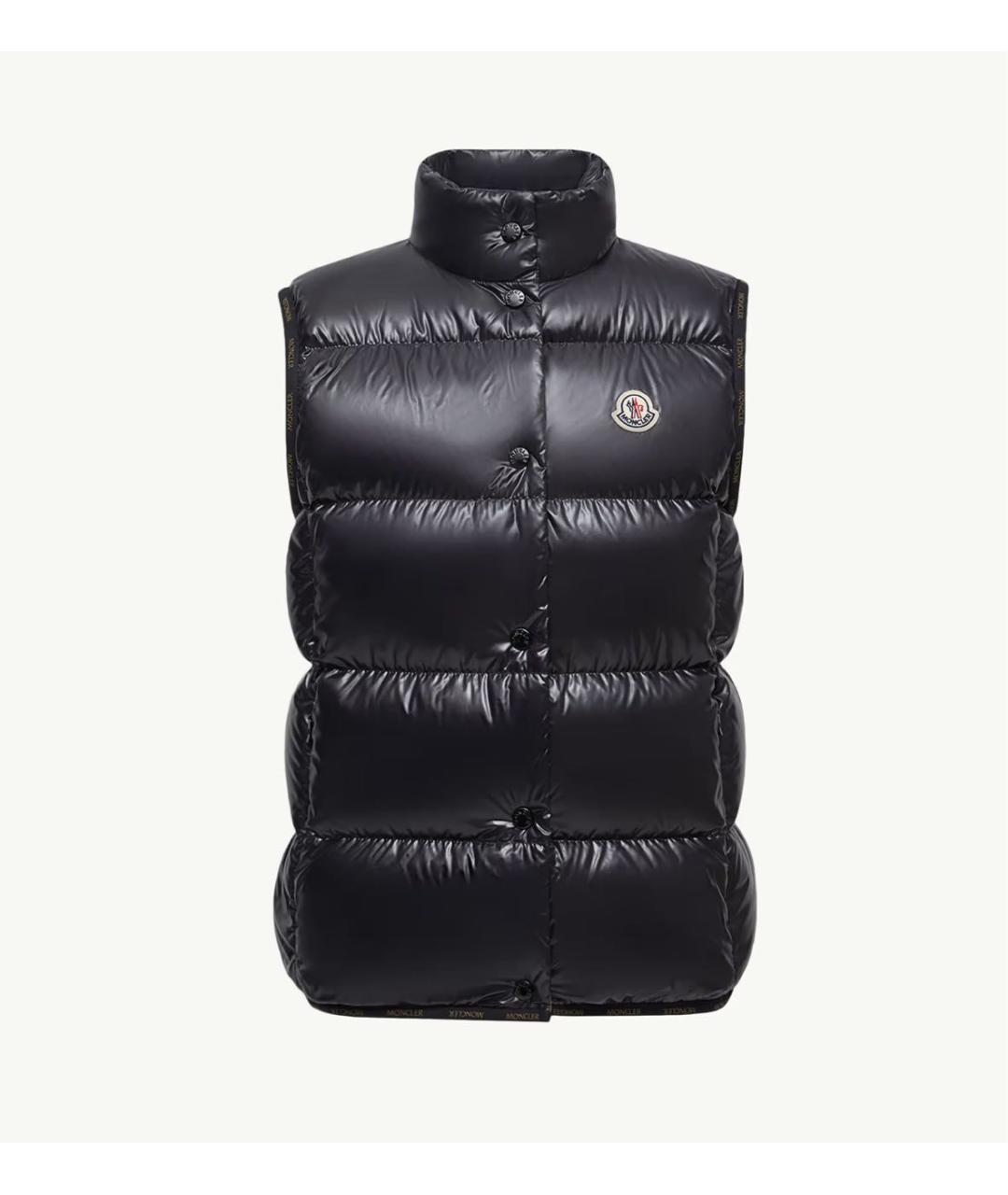 MONCLER Черный жилет, фото 5