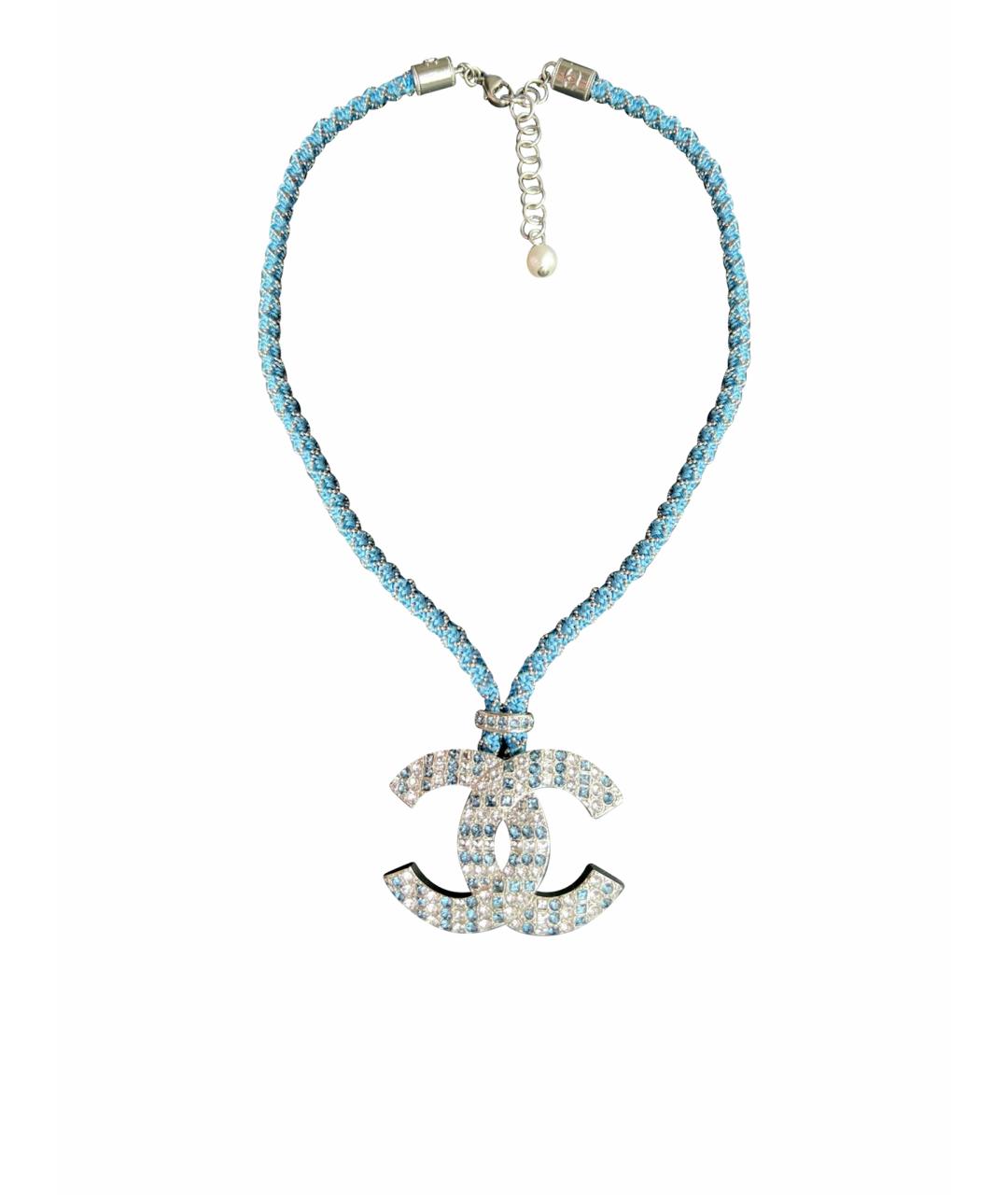 CHANEL Голубое колье, фото 1