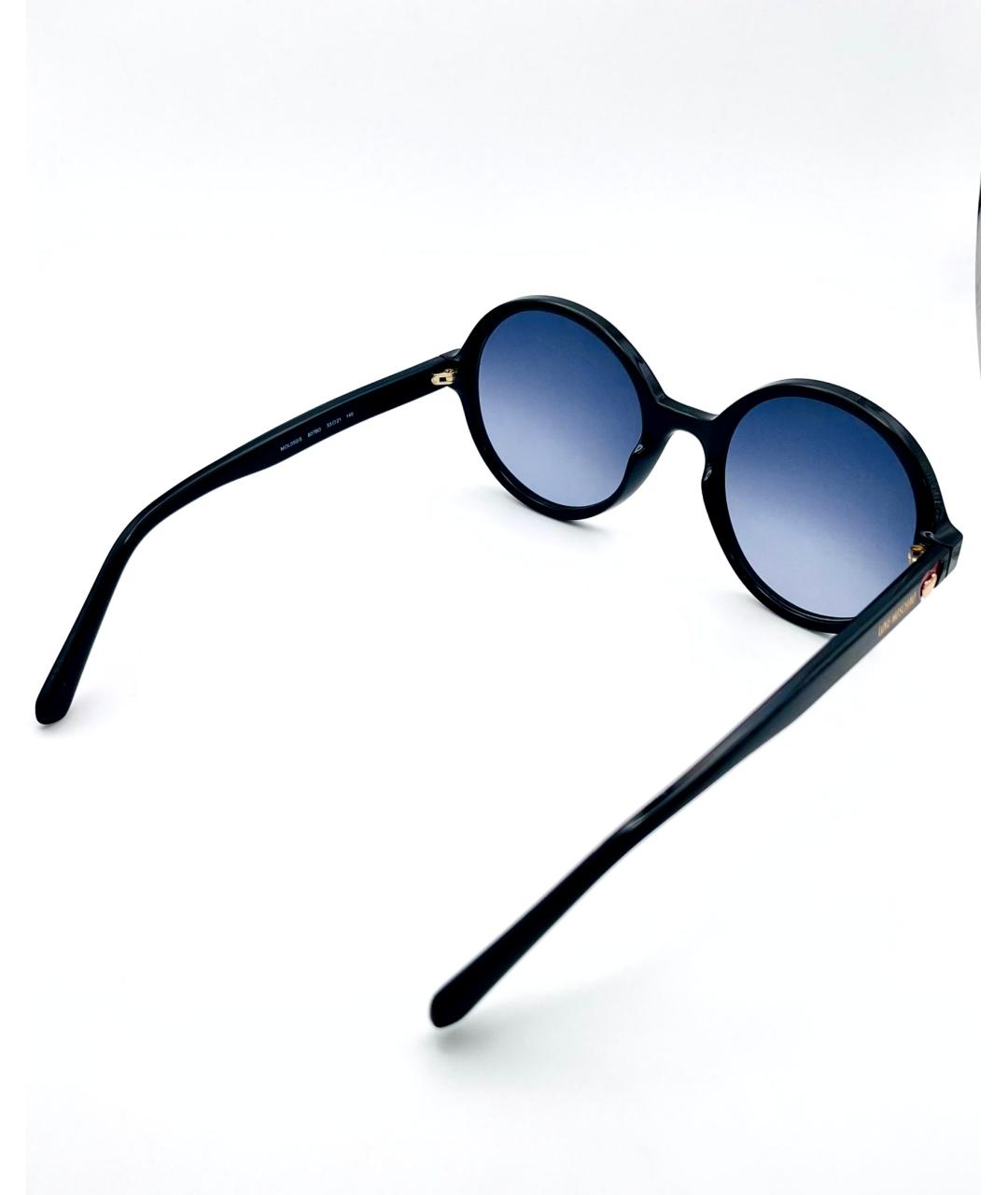LOVE MOSCHINO Черные пластиковые солнцезащитные очки, фото 6