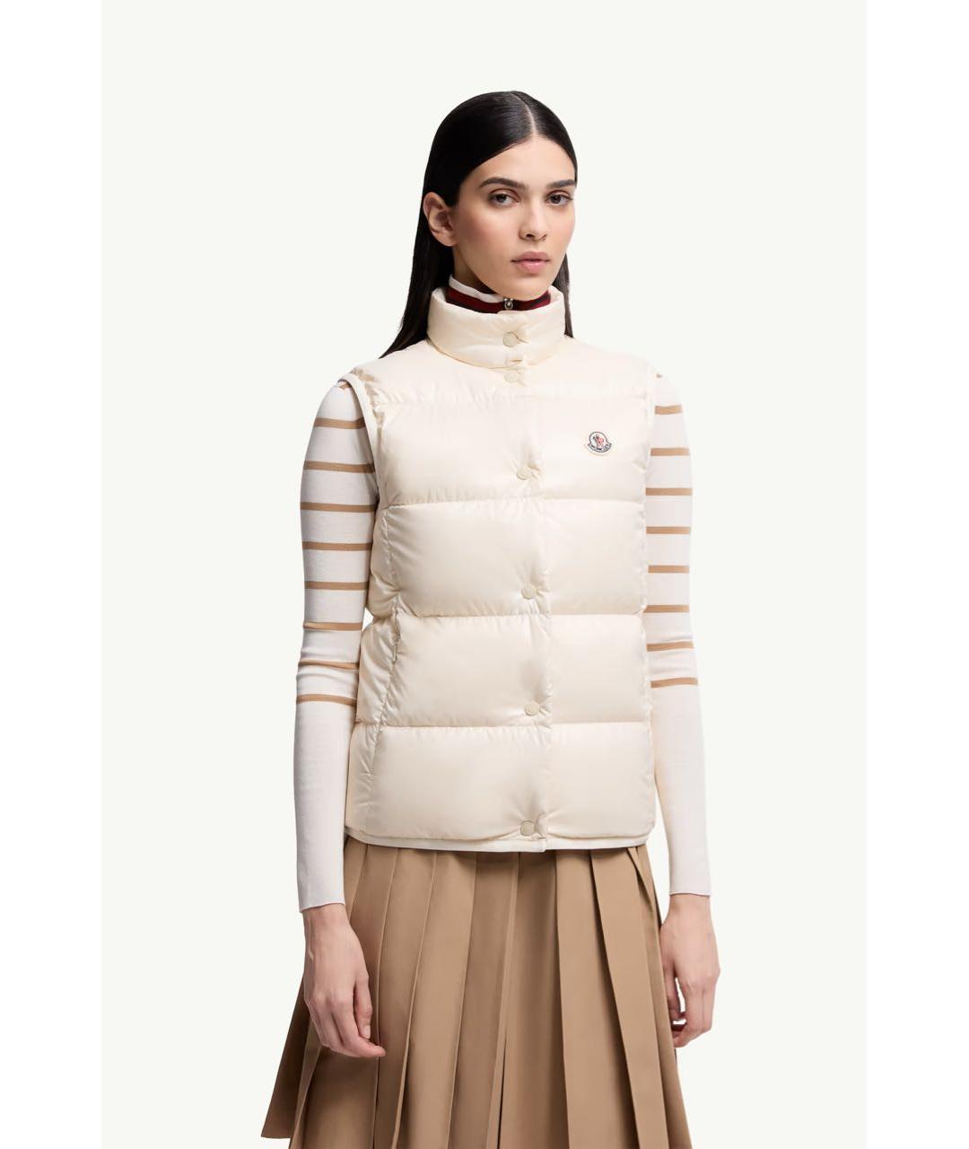 MONCLER Белый жилет, фото 2
