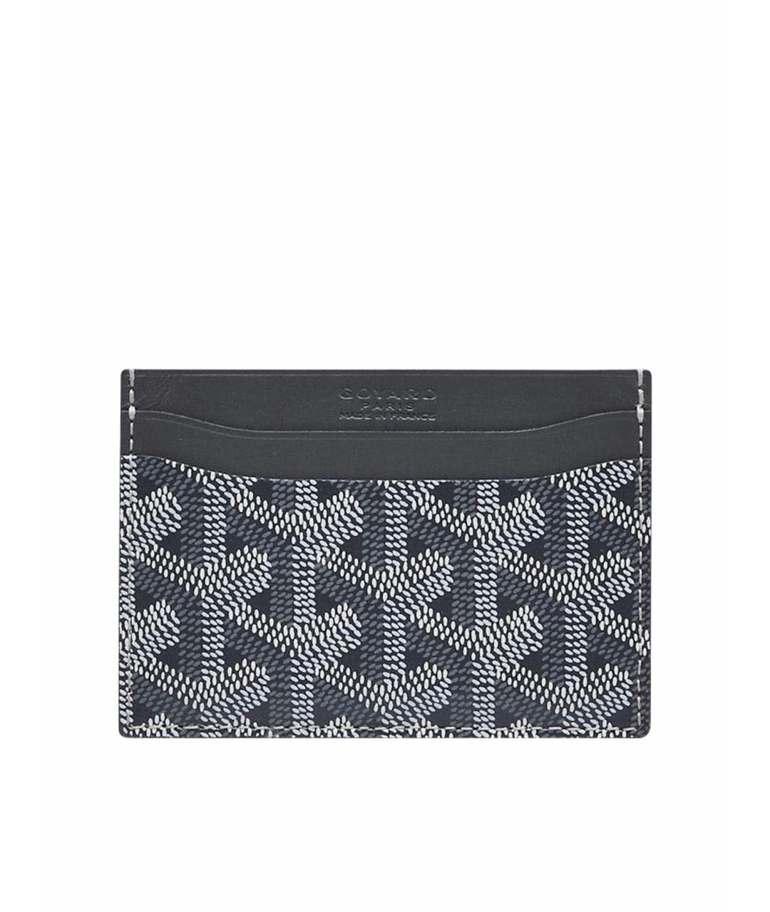 GOYARD Серый кожаный кардхолдер, фото 1