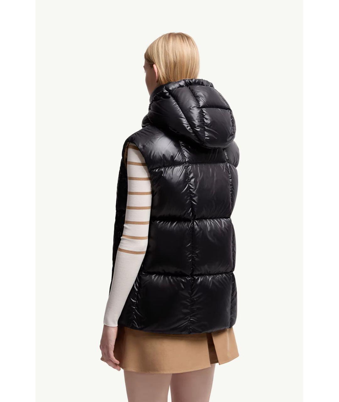 MONCLER Черный жилет, фото 3