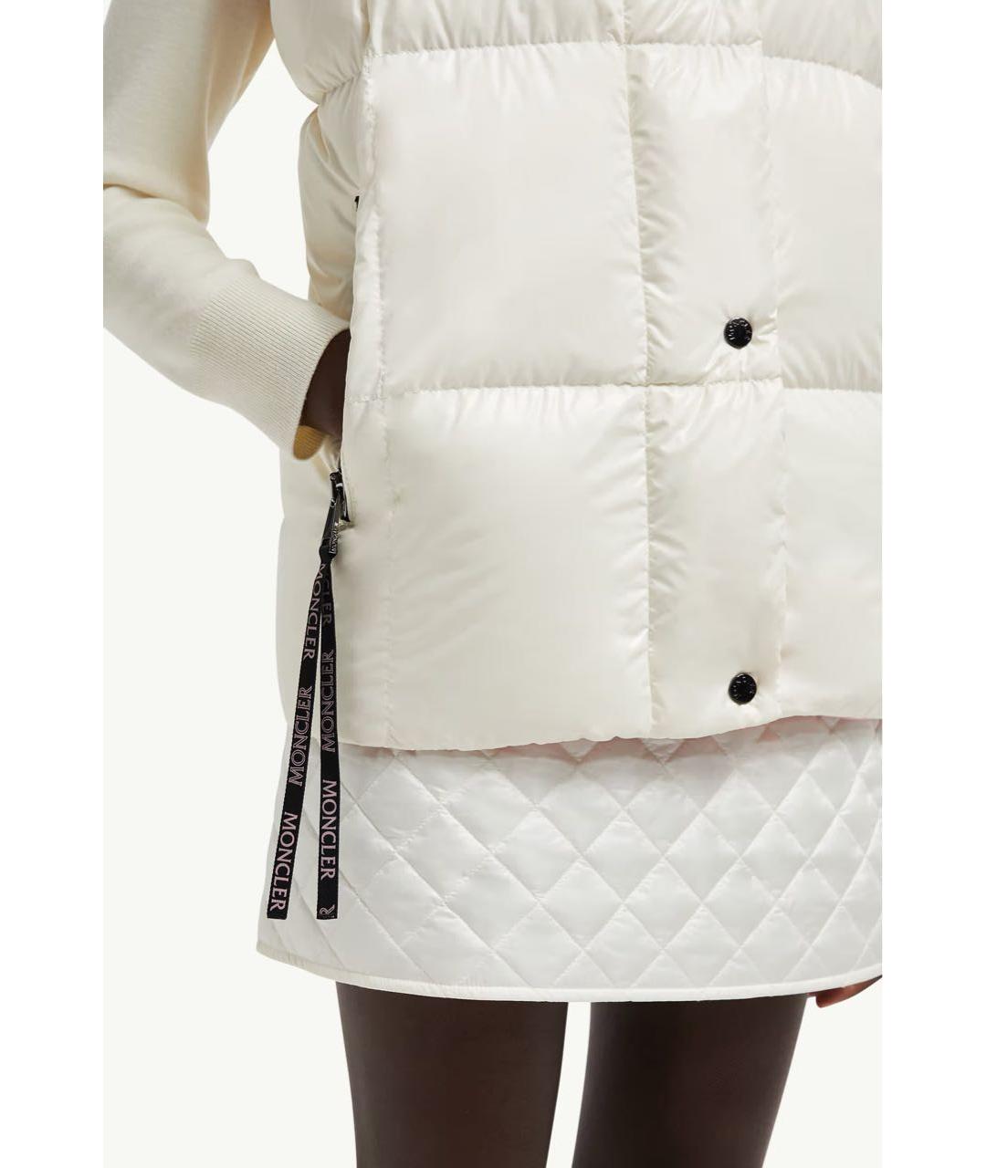 MONCLER Белый жилет, фото 4