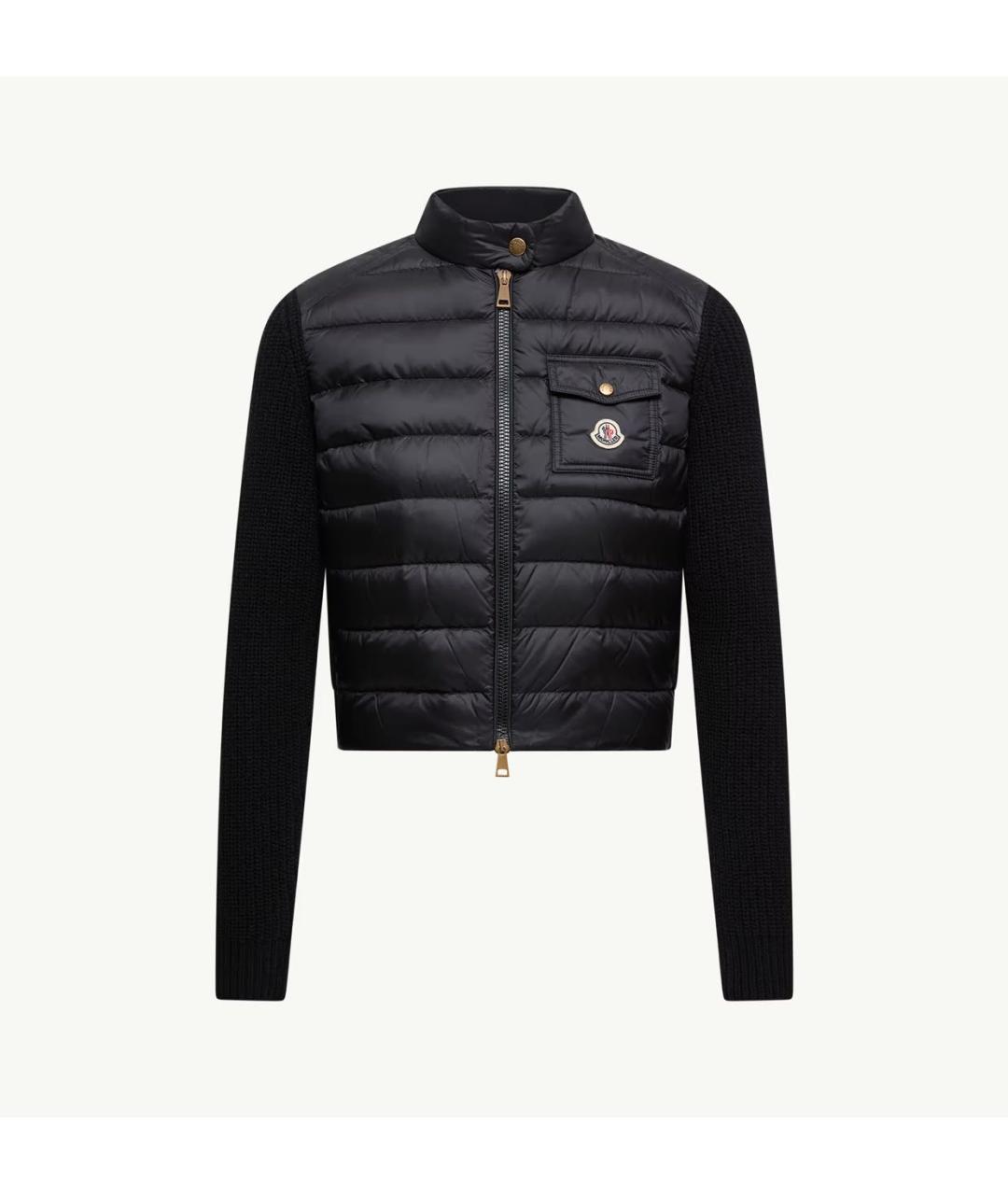 MONCLER Черный кардиган, фото 6