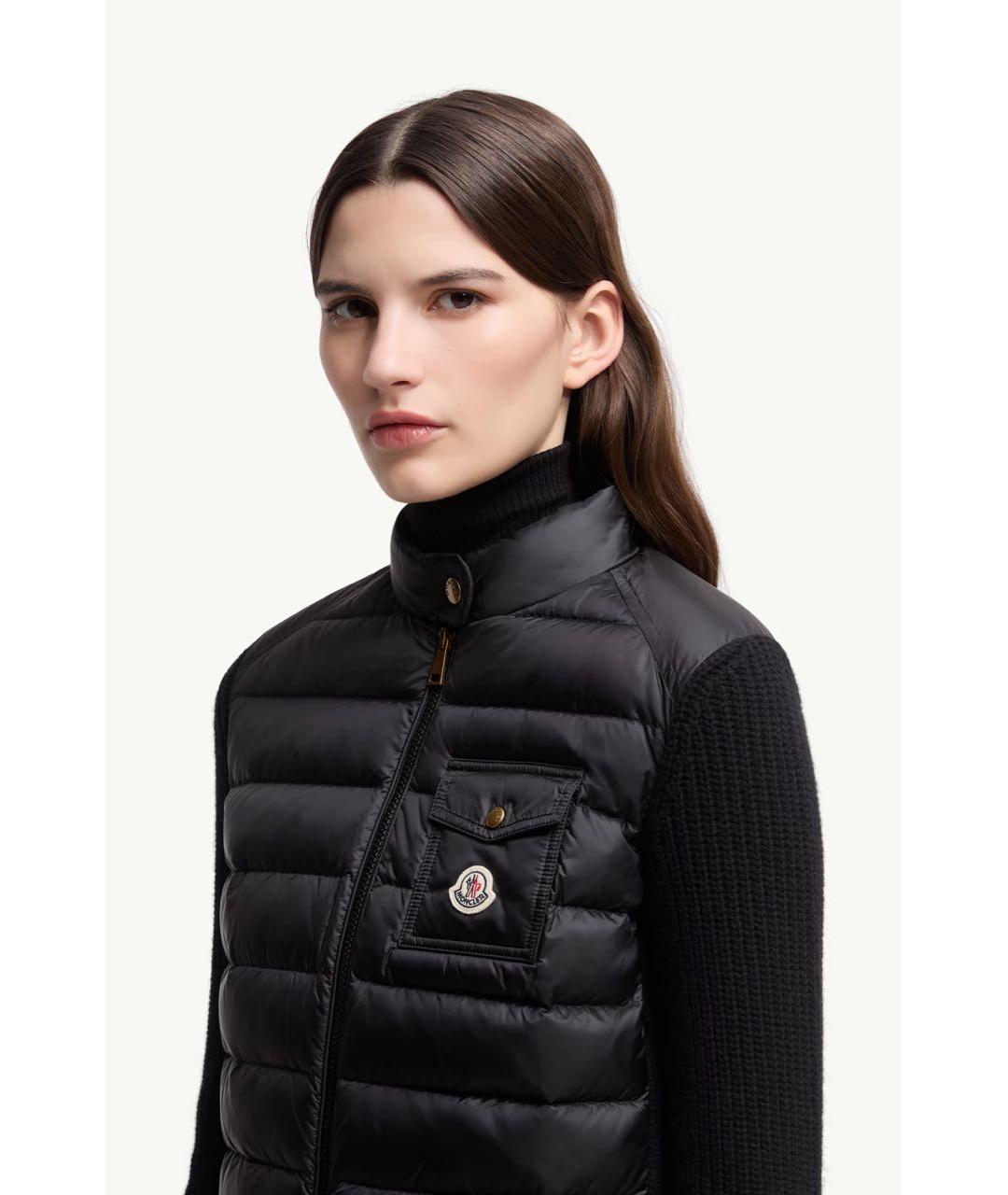 MONCLER Черный кардиган, фото 5