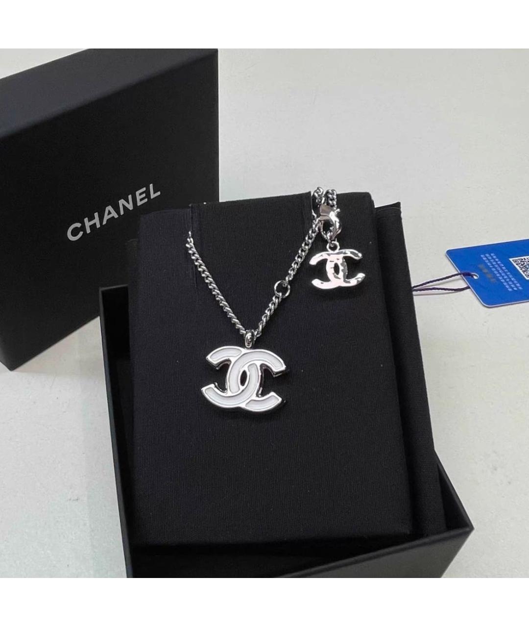 CHANEL Белая подвеска, фото 2