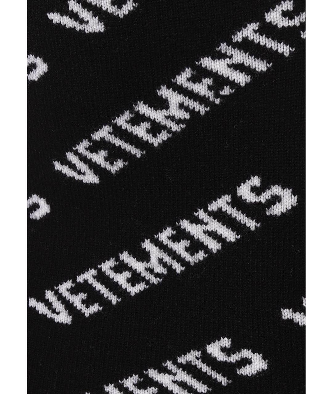 VETEMENTS Черная шерстяная юбка мини, фото 3