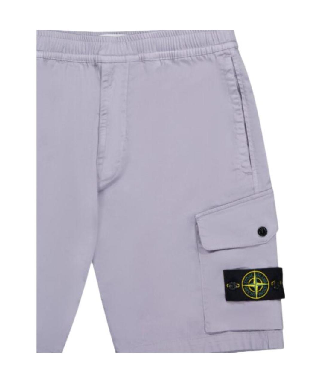 STONE ISLAND Фиолетовые шорты, фото 2
