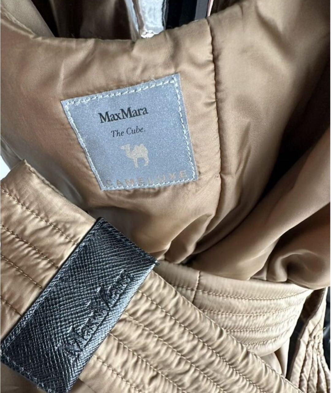 MAX MARA Коричневый атласный жилет, фото 3