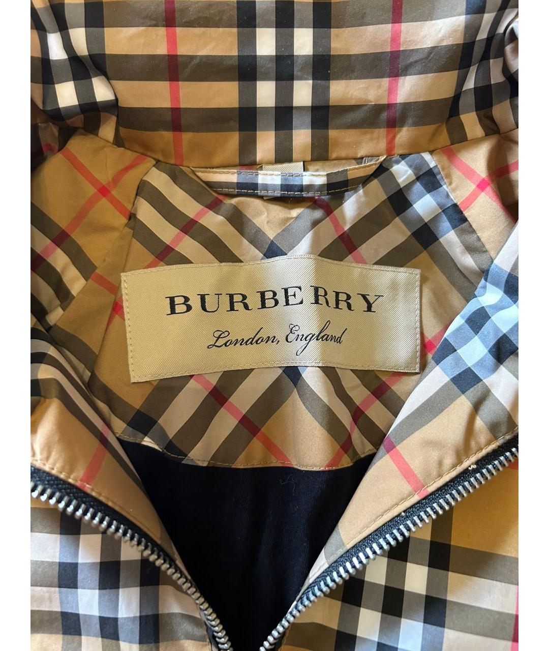 BURBERRY Полиэстеровая куртка, фото 6