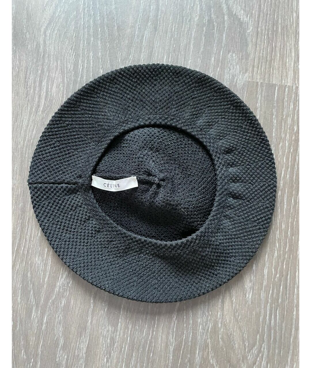 CELINE PRE-OWNED Черная шапка, фото 5