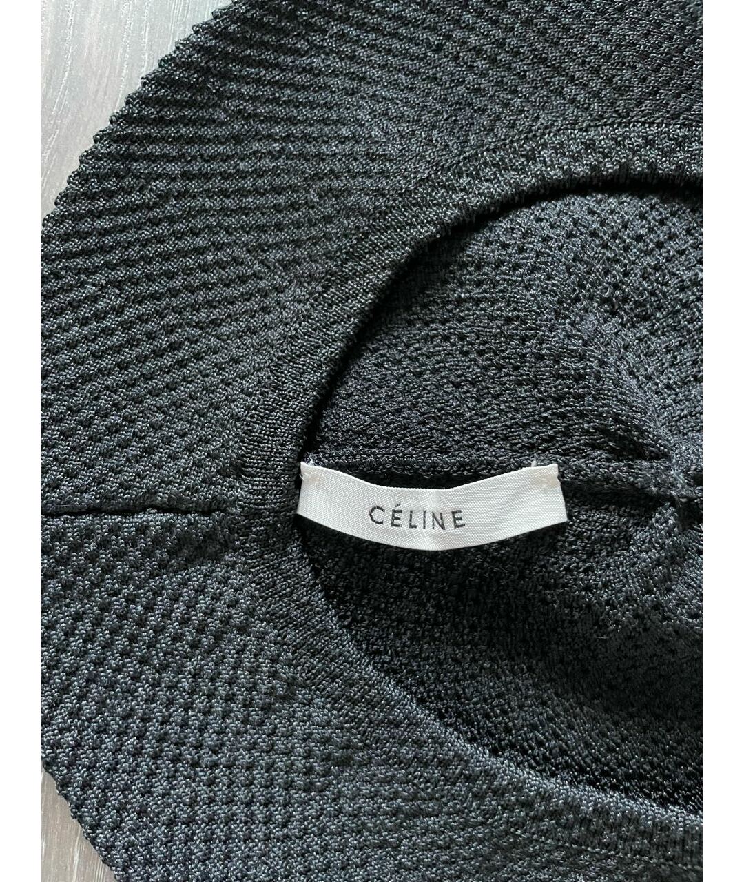 CELINE PRE-OWNED Черная шапка, фото 3