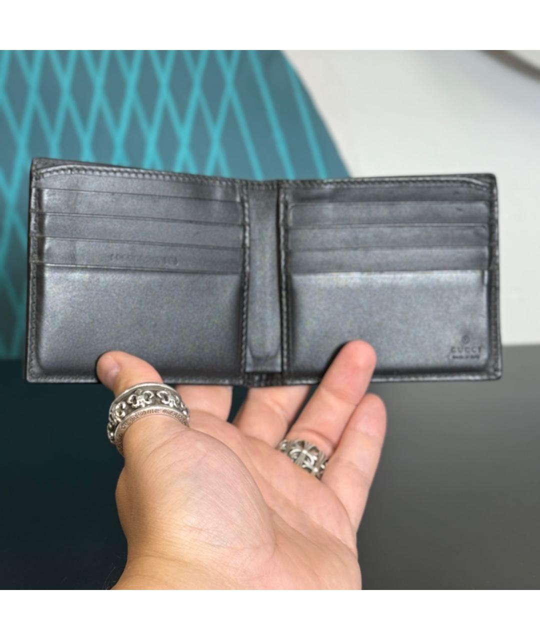 GUCCI Черный кошелек, фото 6