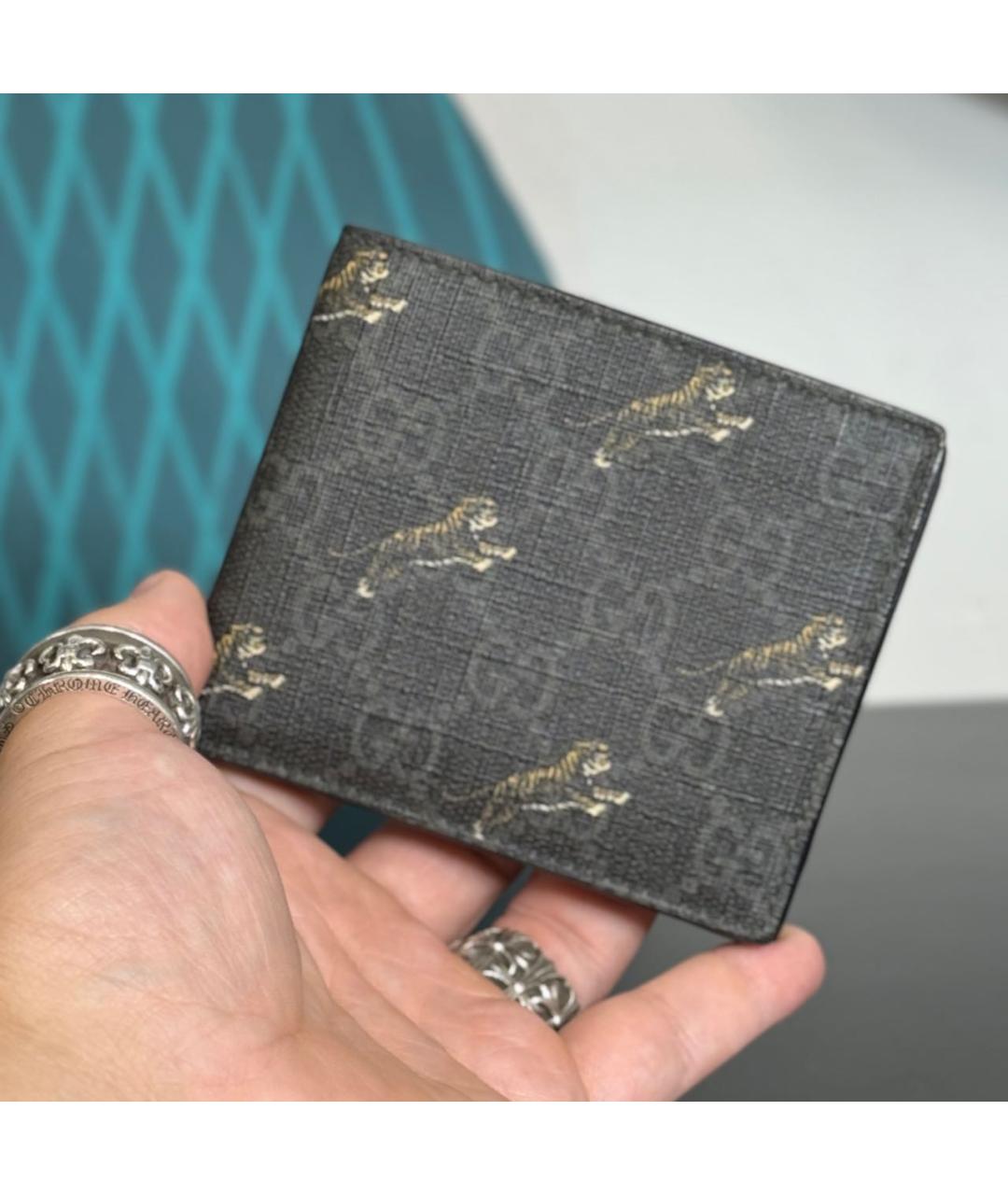 GUCCI Черный кошелек, фото 4