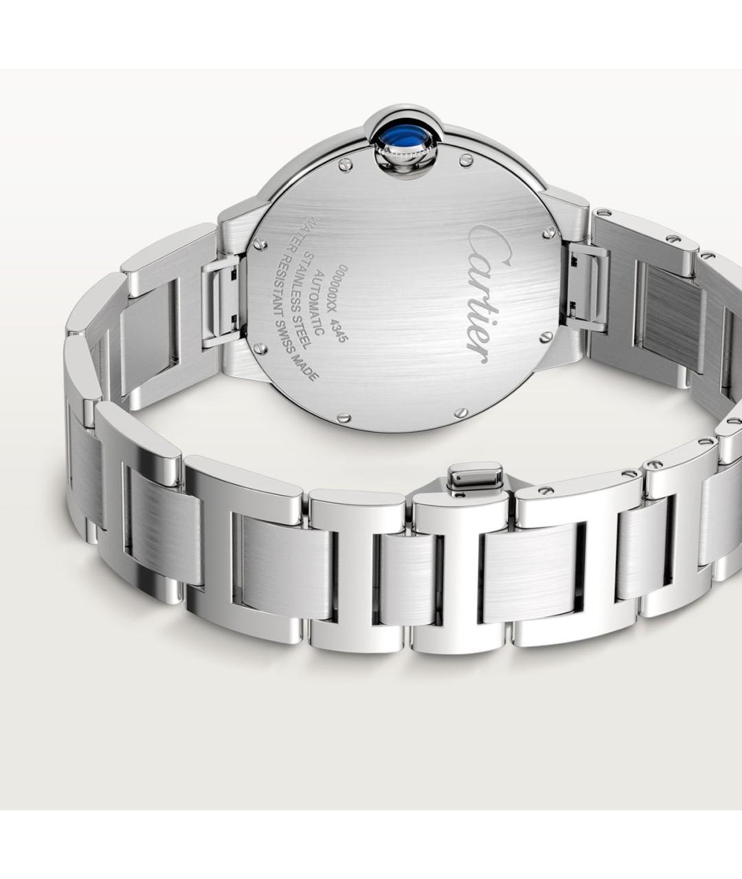 CARTIER Синие металлические часы, фото 4