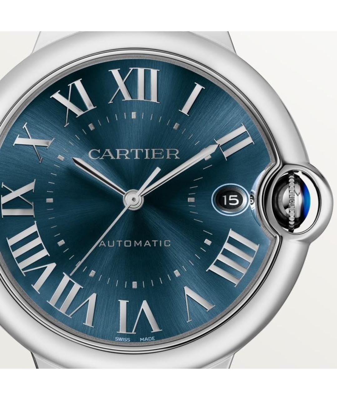 CARTIER Синие металлические часы, фото 7