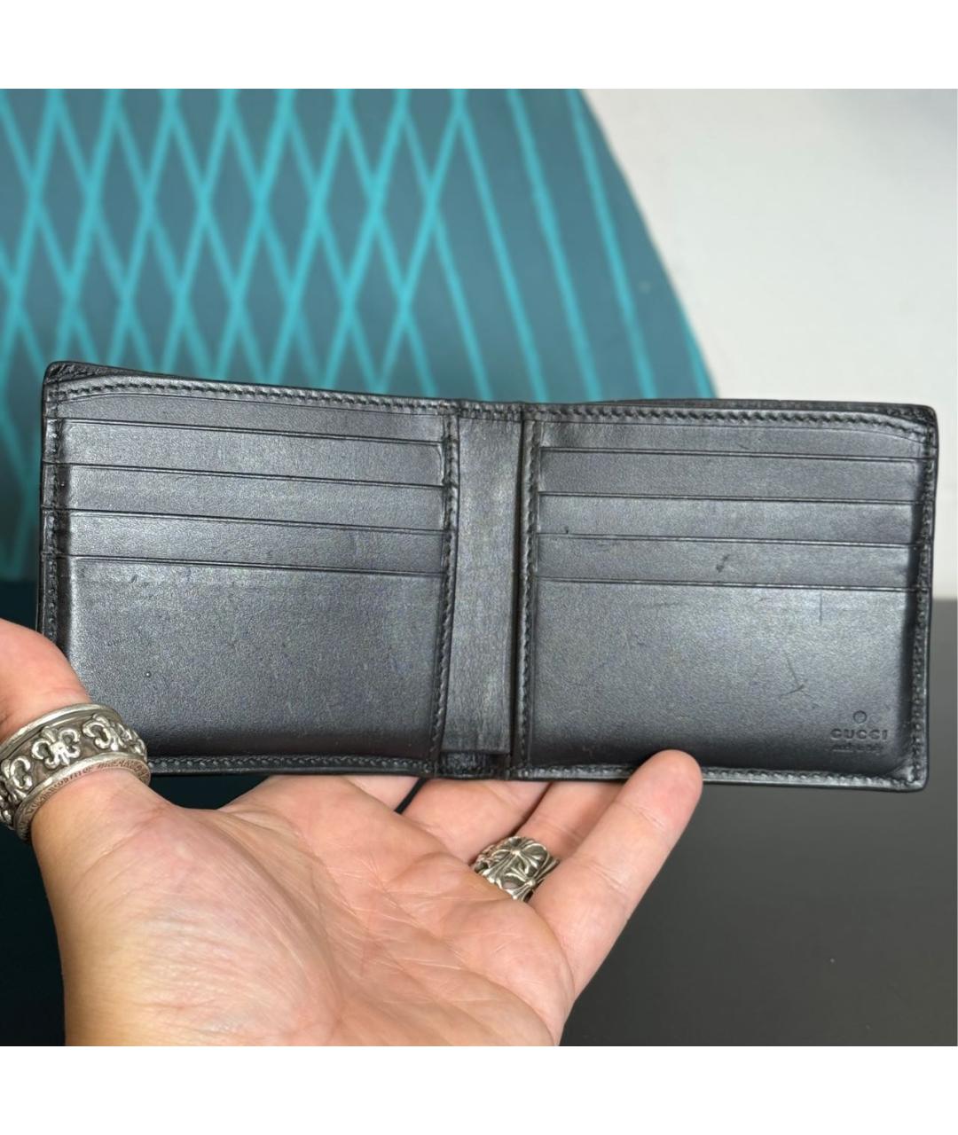 GUCCI Черный кошелек, фото 4