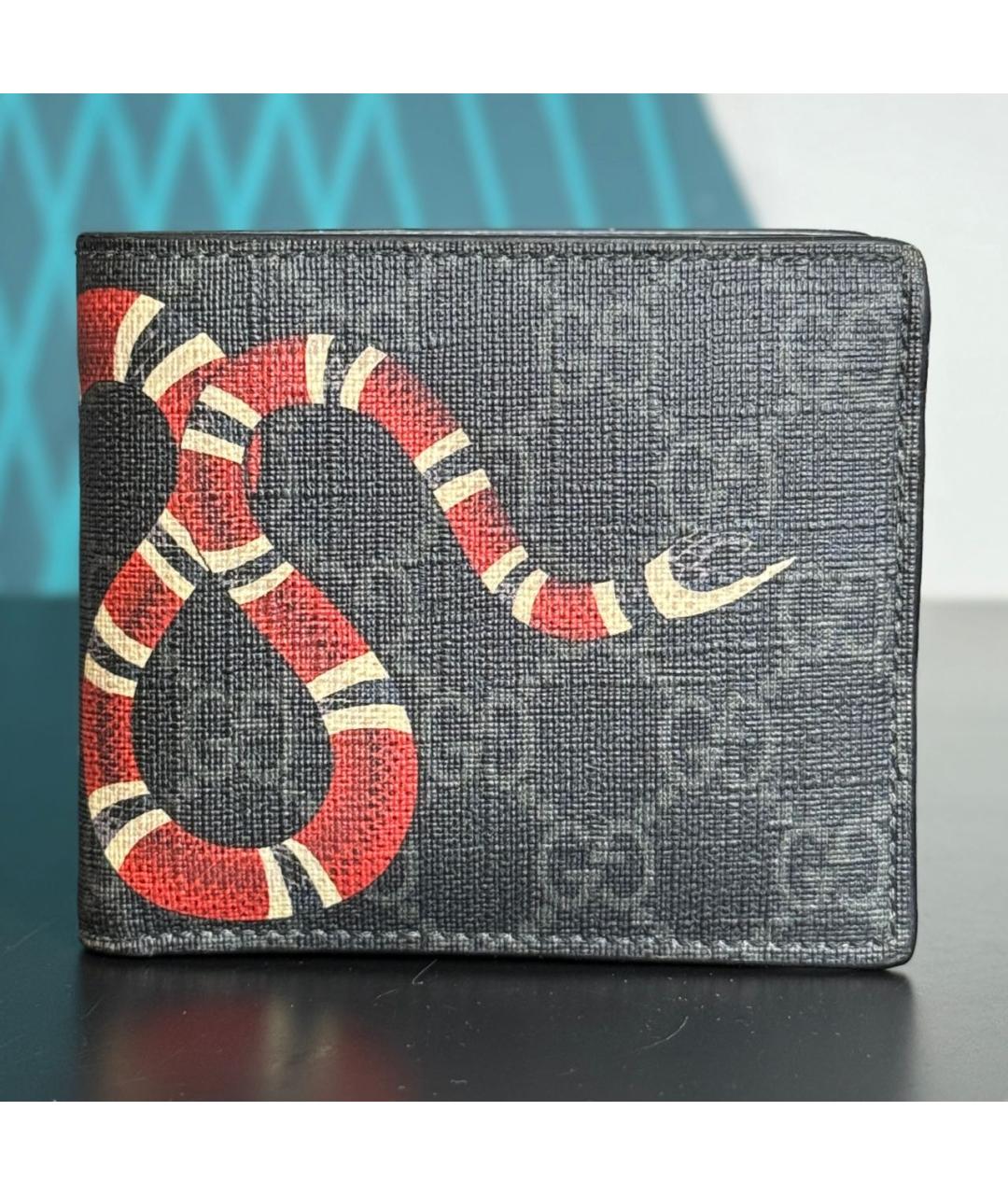 GUCCI Черный кошелек, фото 5