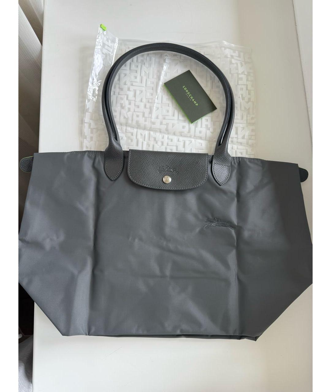 LONGCHAMP Серая дорожная/спортивная сумка, фото 3