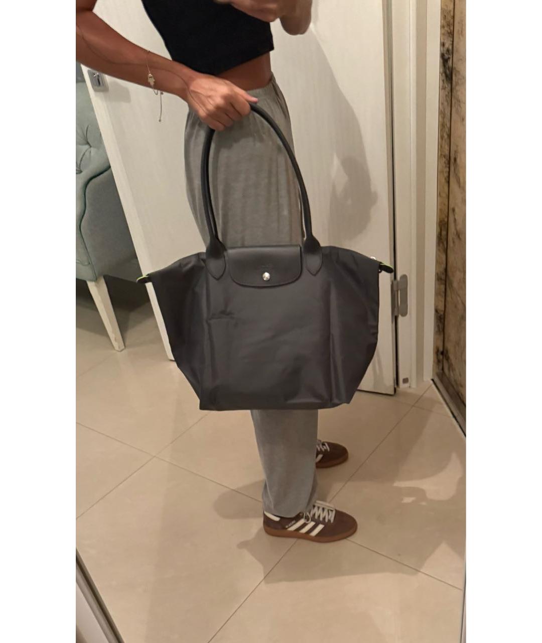 LONGCHAMP Серая дорожная/спортивная сумка, фото 7