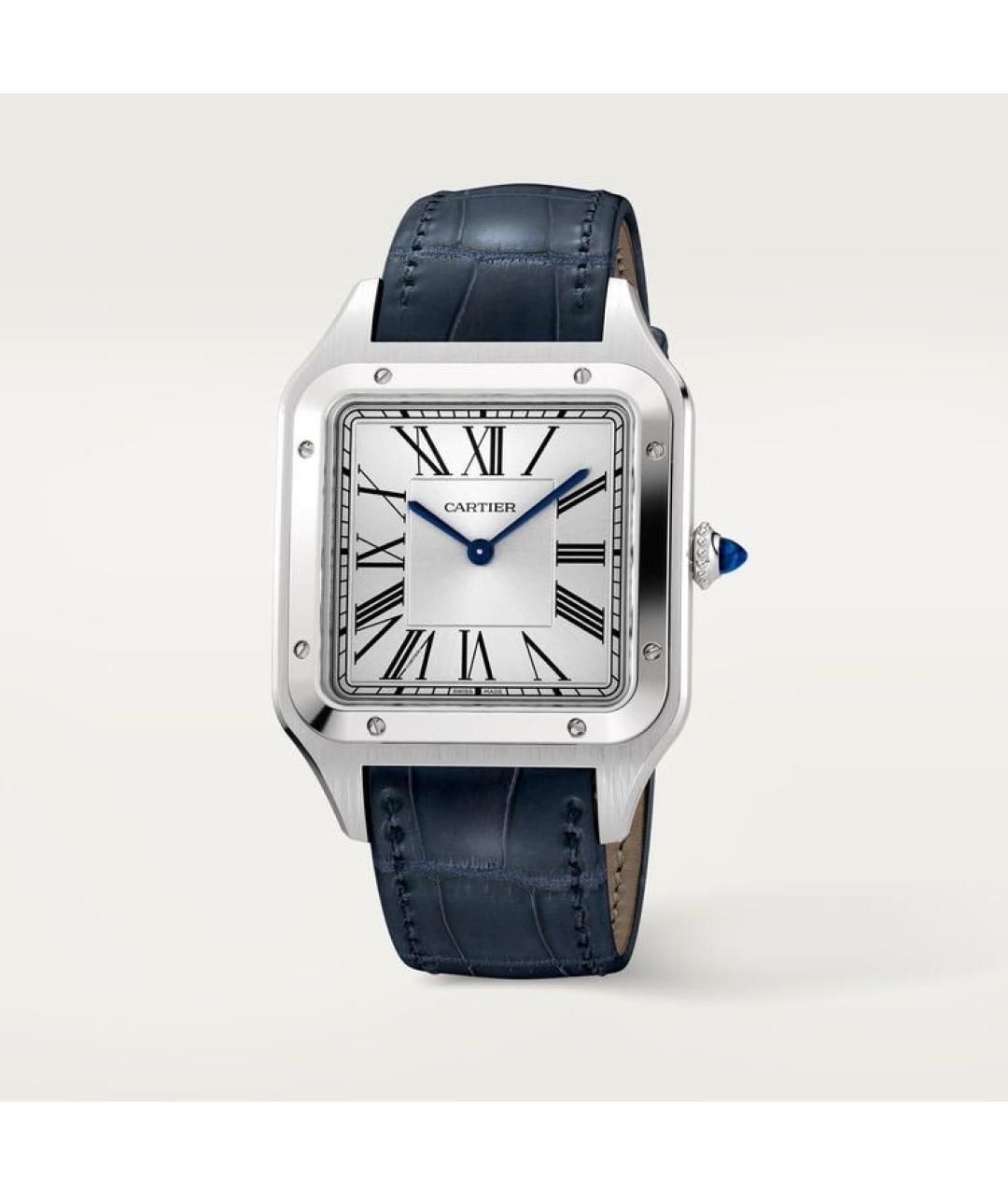 CARTIER Синие металлические часы, фото 3