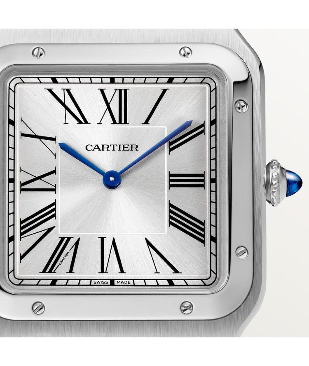 CARTIER Синие металлические часы, фото 6