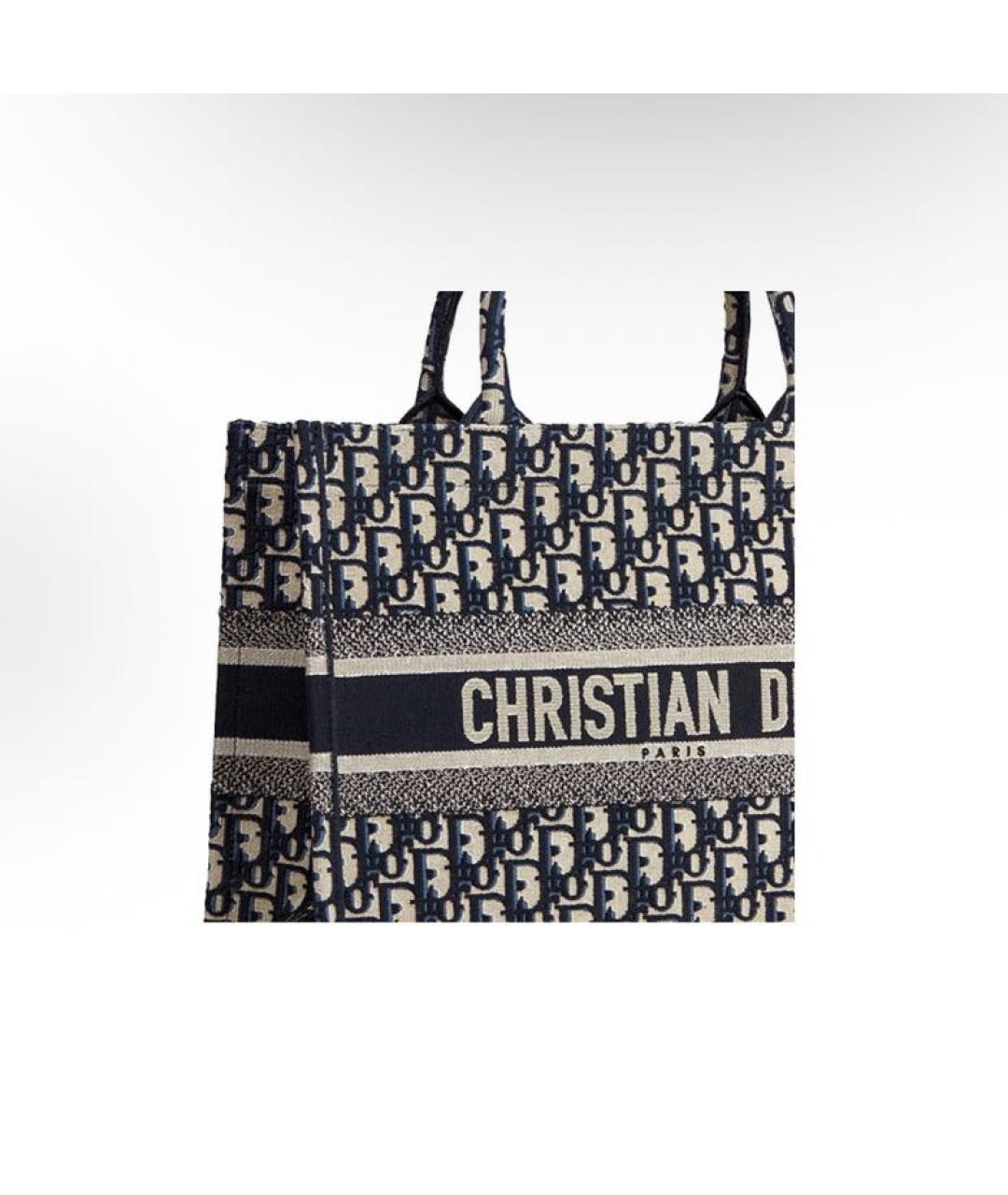 CHRISTIAN DIOR Черная сумка тоут, фото 4