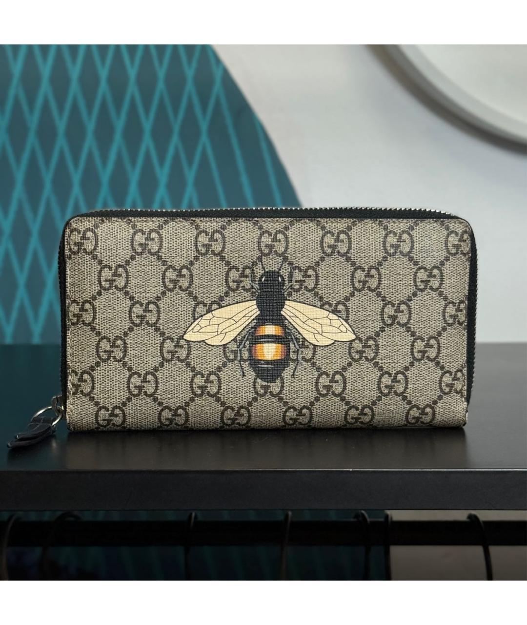 GUCCI Бежевый кошелек, фото 9