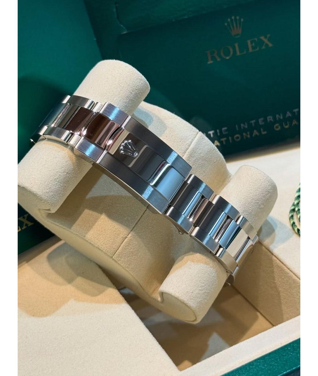 ROLEX Зеленые часы, фото 8