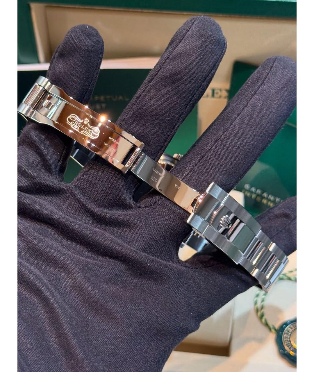 ROLEX Зеленые часы, фото 7